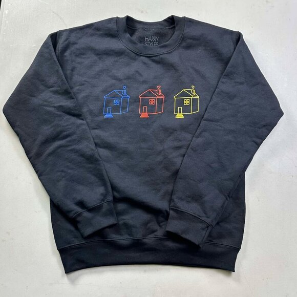 Harry Styles Other - Harry Styles 2022 Sweatshirt Love On Tour 3 House Black Pullover Small Pop Up